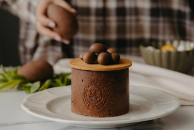 Пасха с творогом и карамелью